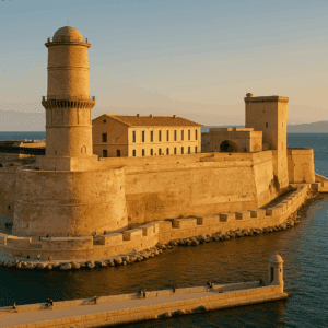 À l’entrée du Vieux-Port de Marseille, le fort Saint-Jean veille depuis plus de trois siècles. Construit sur ordre de Louis XIV, transformé en prison sous la Révolution, occupé pendant la guerre, il renaît aujourd’hui comme lieu de culture. Mais son histoire ne se résume pas à quelques dates...