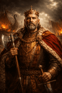 Charles le Chauve, roi de Francie occidentale et empereur carolingien. Son règne, marqué par les invasions vikings et les rivalités dynastiques, prépare l’émergence du futur royaume de France.