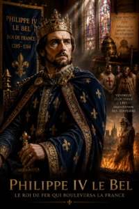 Philippe le Bel : le roi de France, les Templiers et la malédiction de Jacques de Molay Découvrez Philippe IV le Bel, roi de France de 1285 à 1314 : son conflit avec le pape, la chute des Templiers, Jacques de Molay et le renforcement spectaculaire du pouvoir royal.