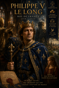 Philippe V le Long régna de 1316 à 1322. Roi administrateur et réformateur, son accession au trône contribua surtout à transformer durablement les règles de succession de la monarchie française.